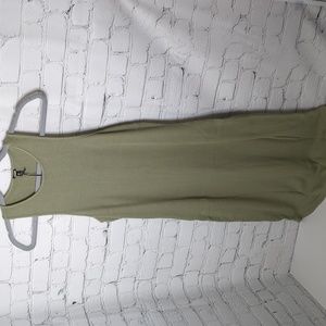 NWT Monrow ribbed racer back tank dress